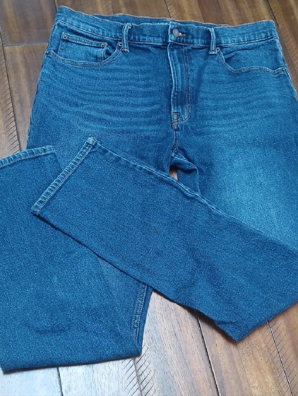 Arizona Jean Company Men's Slim Straight Dark Blue Jeans